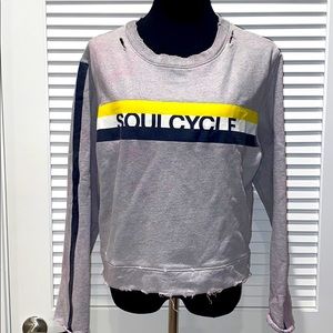 SoulCycle Distressed Sweatshirt (M)